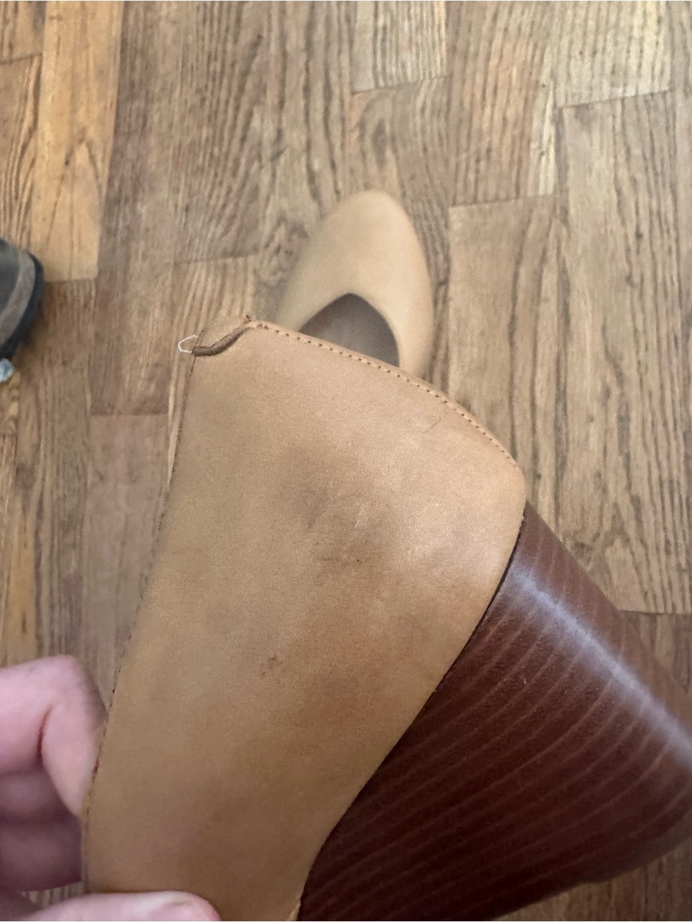 Vionic Women's Carmel Block Heel Pump in Tan - Picture 5 of 9